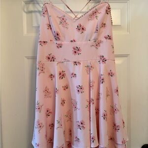 Floral Pink Kids Dress